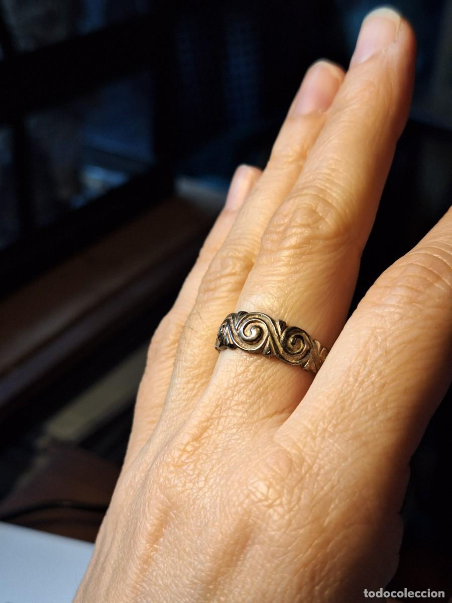 Joyeria: Anillo plata maciza vintage 1990 - Foto 4