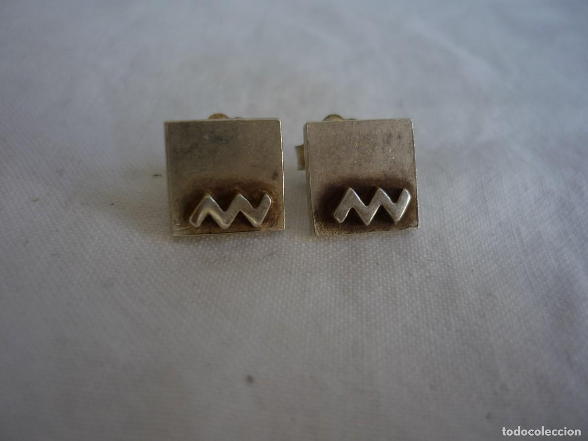 Joyeria: Pendientes de plata dise&ntilde;o geom&eacute;trico - Foto 2