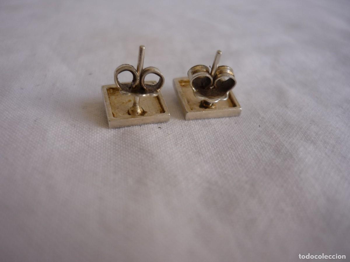 Joyeria: Pendientes de plata dise&ntilde;o geom&eacute;trico - Foto 4