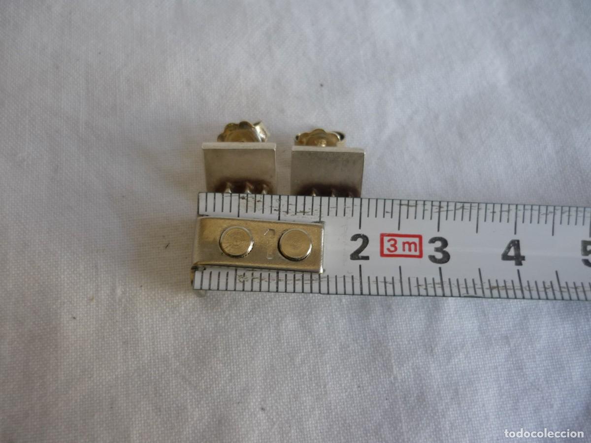 Joyeria: Pendientes de plata dise&ntilde;o geom&eacute;trico - Foto 5
