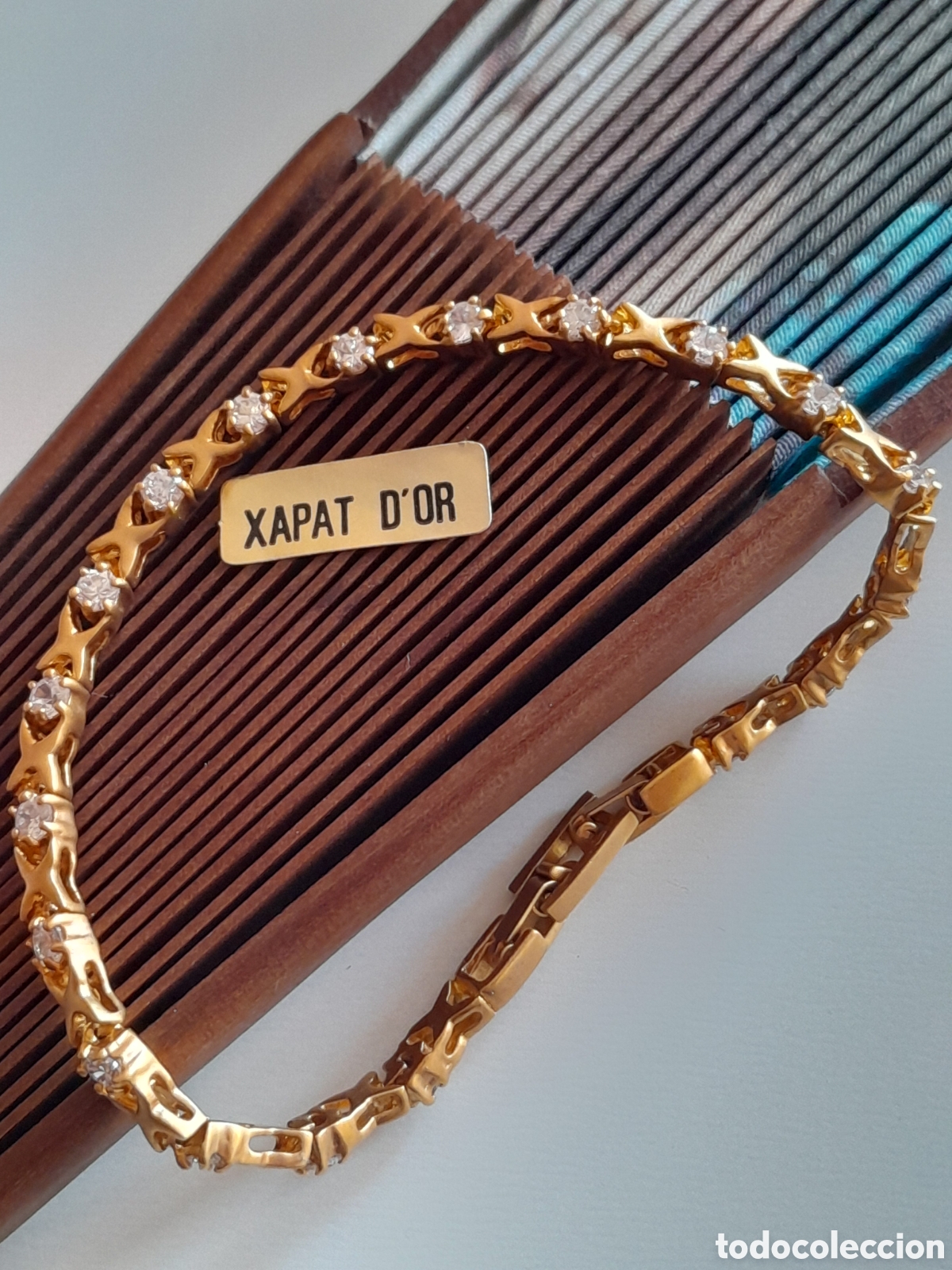 Joyeria: ESPECTACULAR PULSERA RIVIERE CON CIRCONIOS Y DOBLE CIERRE - Foto 7