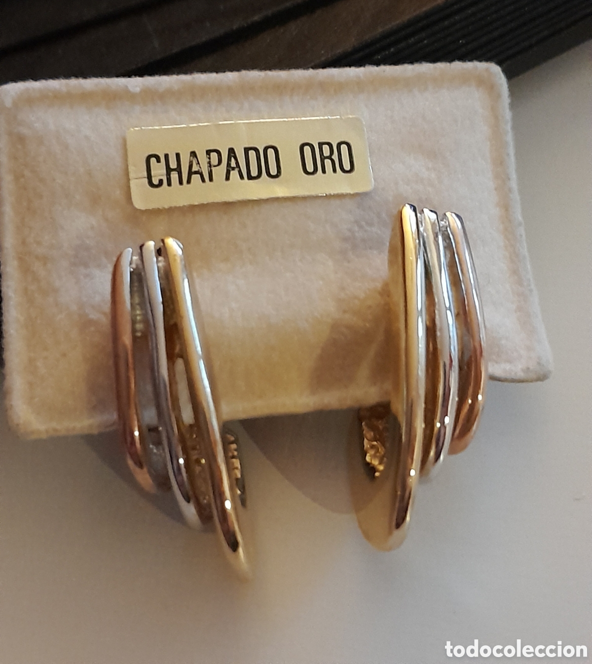 Joyeria: PENDIENTES TRICOLOR. CIERRE OMEGA - Foto 4