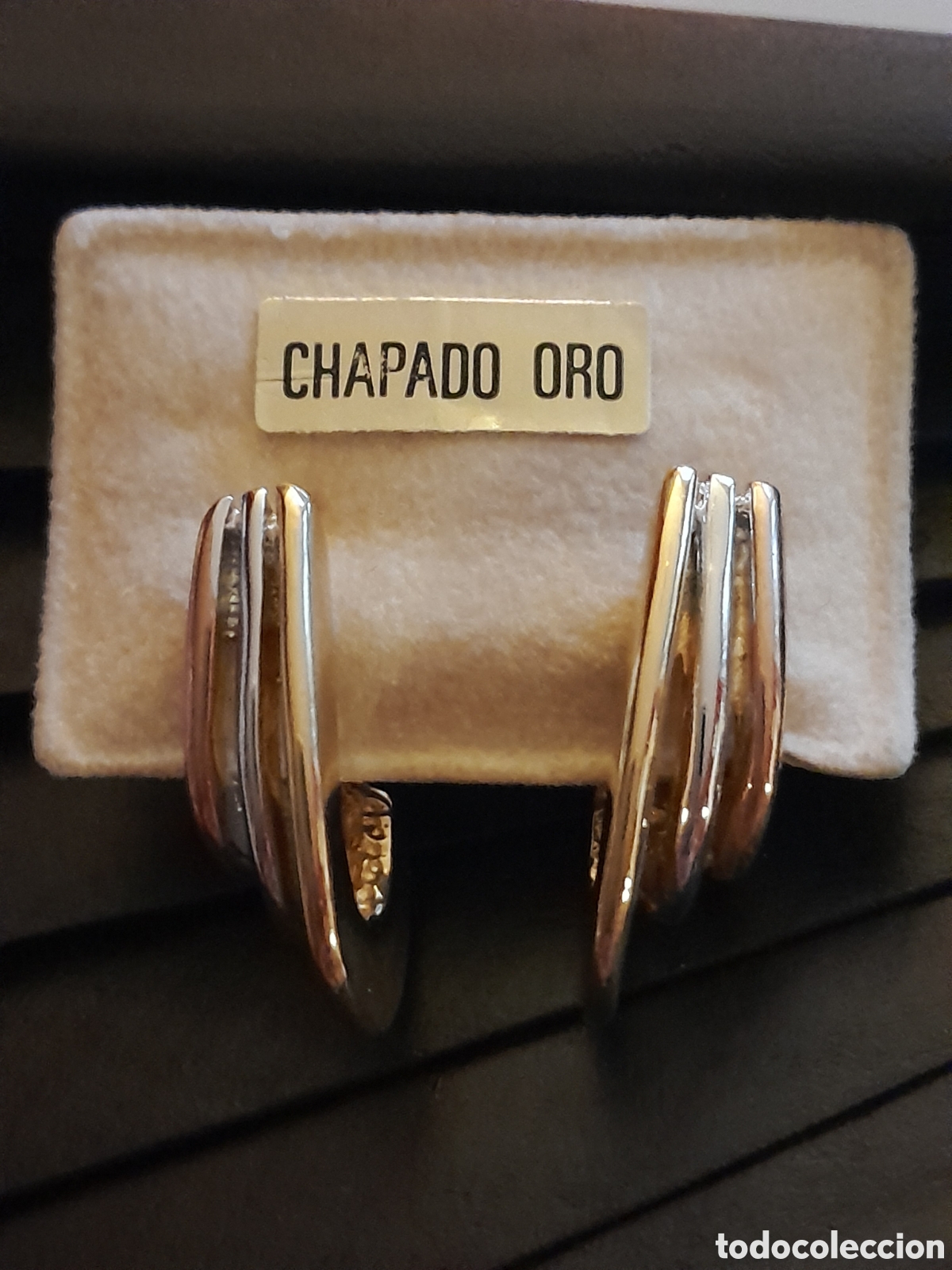 Joyeria: PENDIENTES TRICOLOR. CIERRE OMEGA - Foto 1