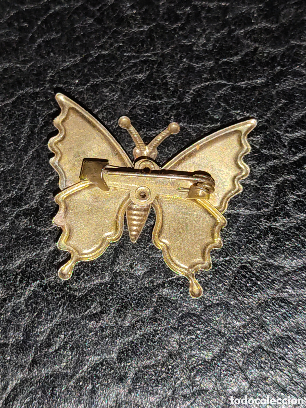 Joyeria: Broche mariposa de los a&ntilde;os 70. - Foto 4
