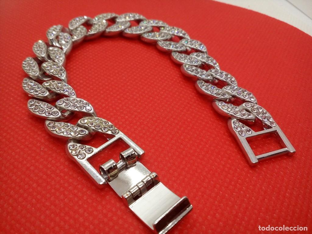 Joyeria: Pulsera Eslabones Plata con Circonitas - Foto 1