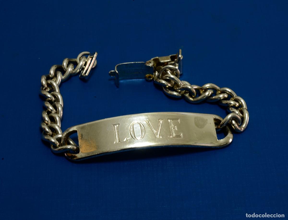 Joyeria: PULSERA DE PLATA MARCADA LOVE - Foto 1