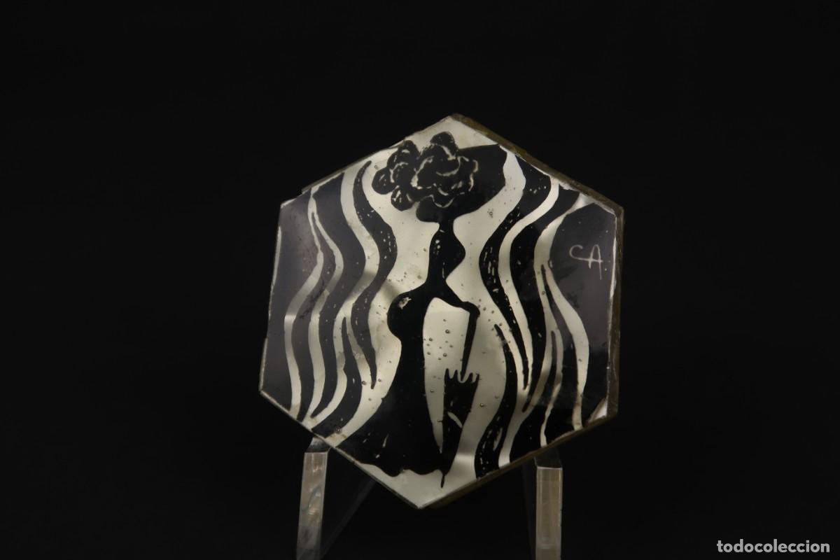 Joyeria: Antiguo Broche estilo Modernista - Foto 2