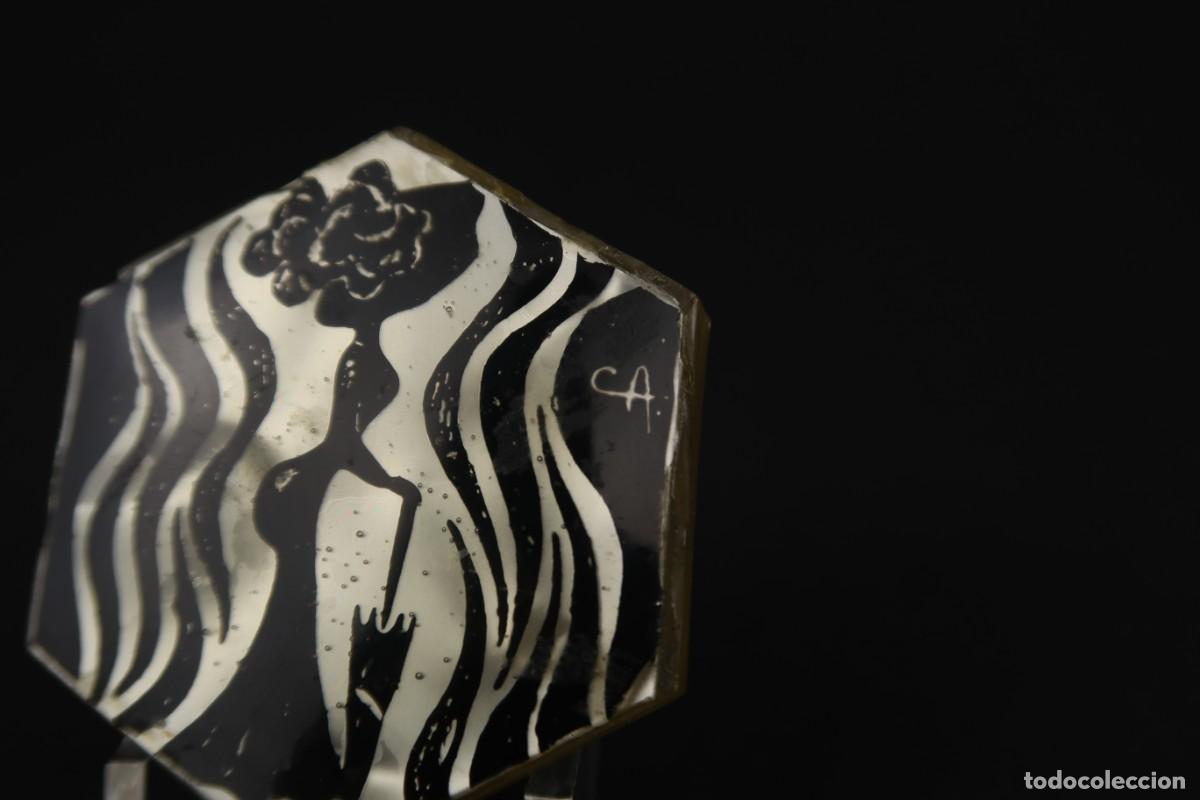 Joyeria: Antiguo Broche estilo Modernista - Foto 3