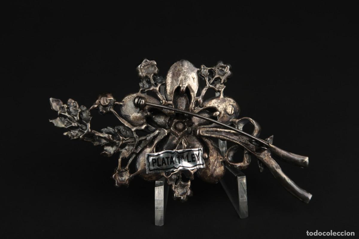 Joyeria: Antiguo Broche de Plata y Marcasitas - Foto 11