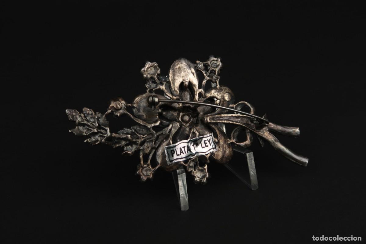 Joyeria: Antiguo Broche de Plata y Marcasitas - Foto 12