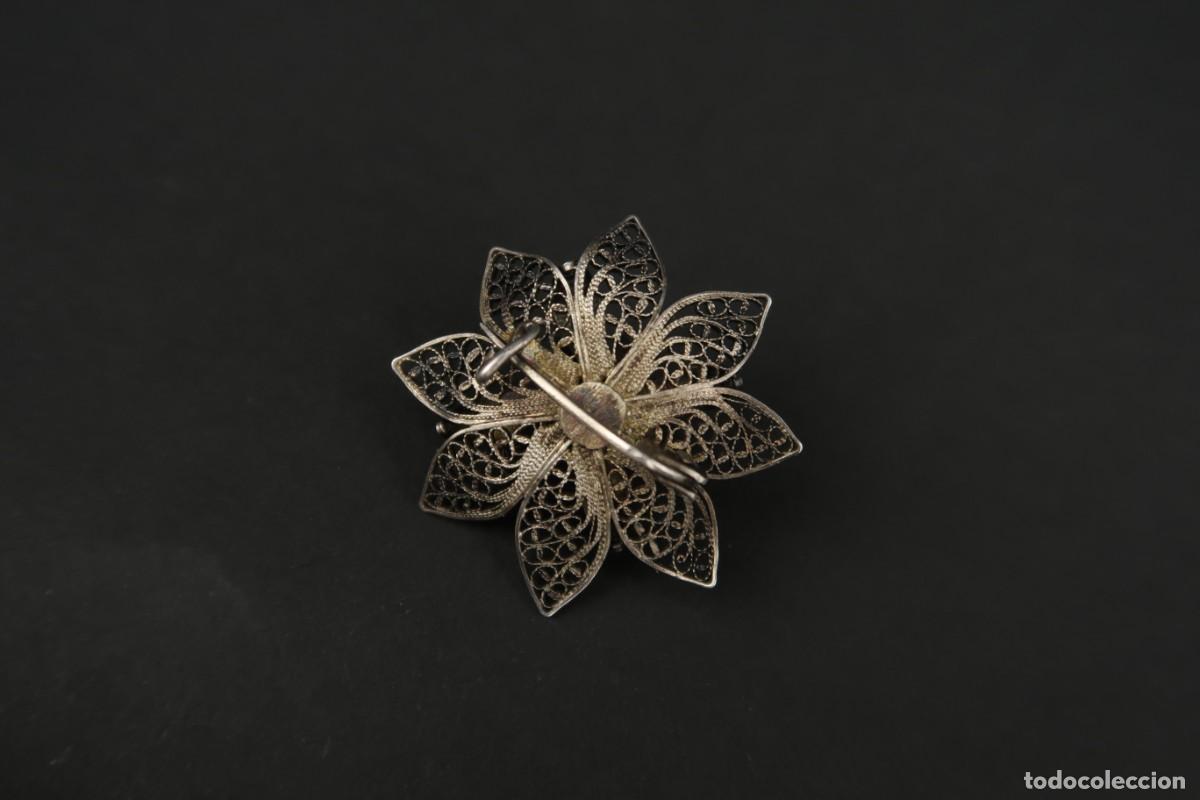 Joyeria: Antiguo Broche Filigrana de Plata - Foto 8