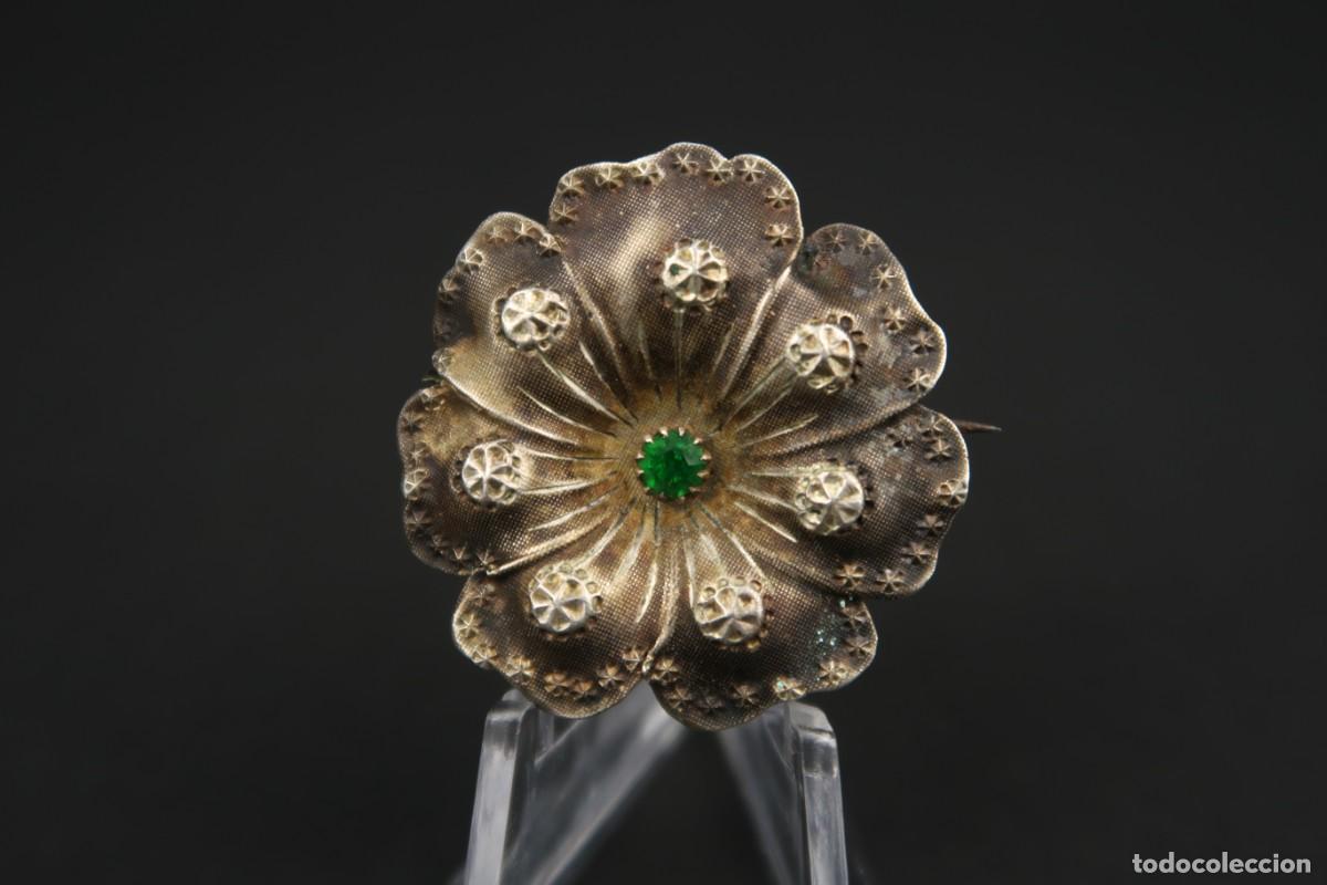 Joyeria: Antiguo Broche Frances de Plata - Foto 2