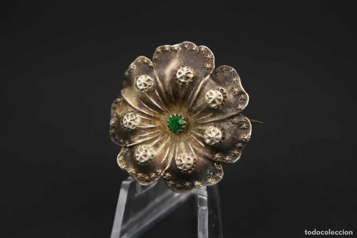 Joyeria: Antiguo Broche Frances de Plata - Foto 3