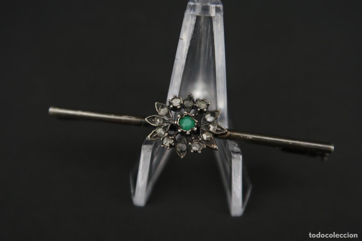 Joyeria: Antiguo Broche de Plata - Foto 3