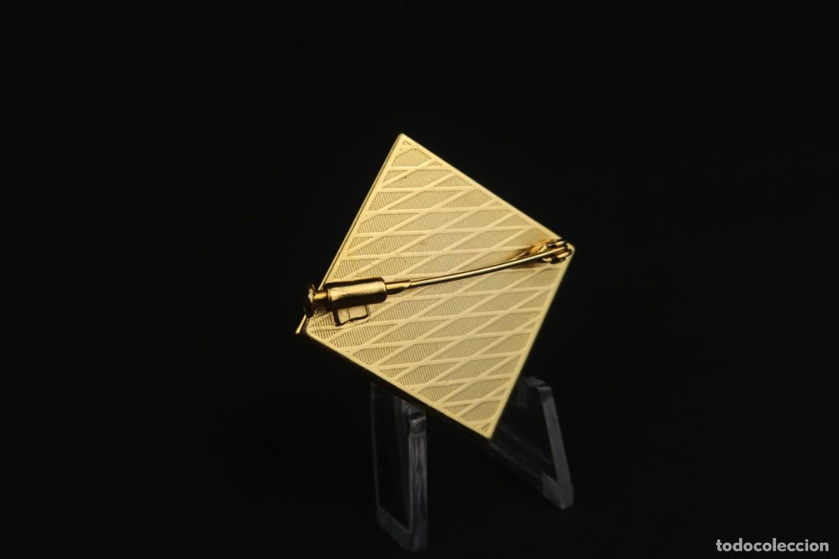 Joyeria: Antiguo Broche Damasquinado - Foto 8