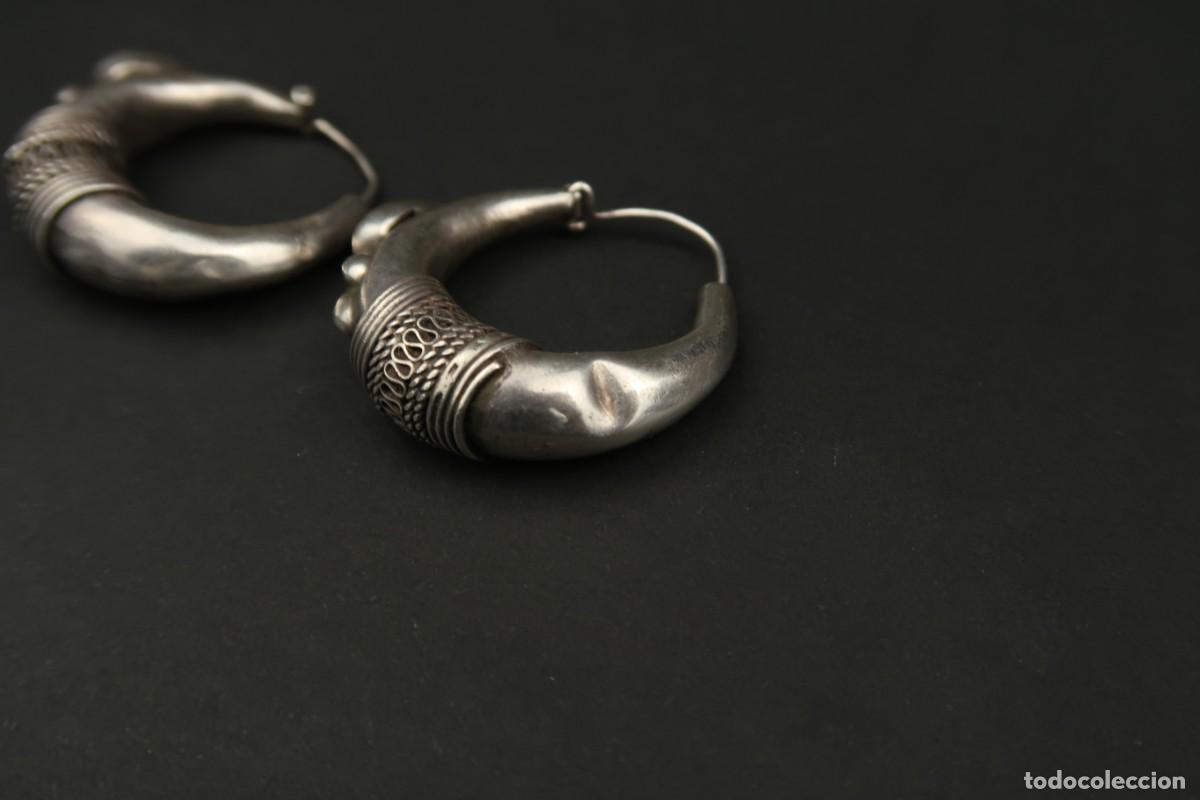 Joyeria: Antiguos Pendientes de Plata - Foto 7