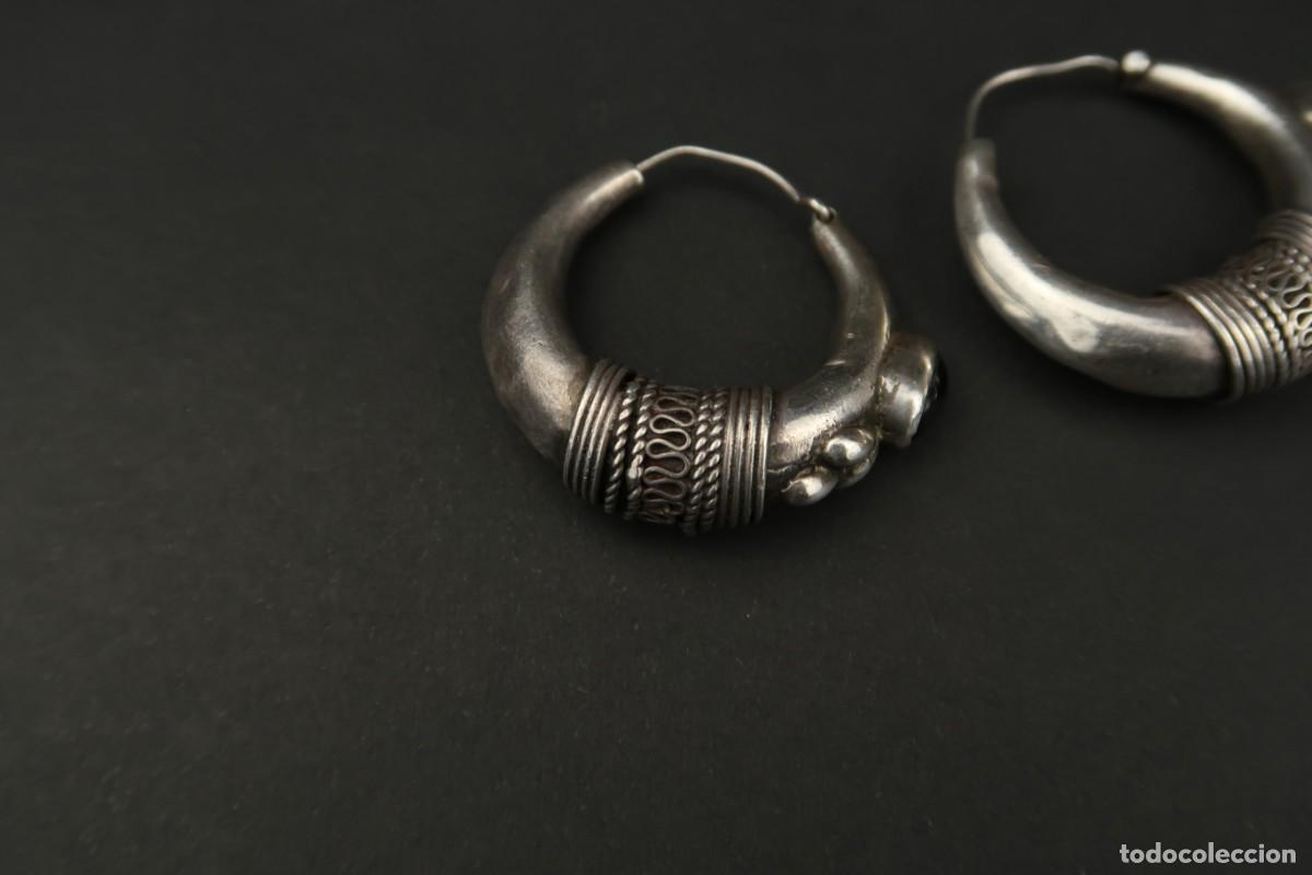 Joyeria: Antiguos Pendientes de Plata - Foto 9