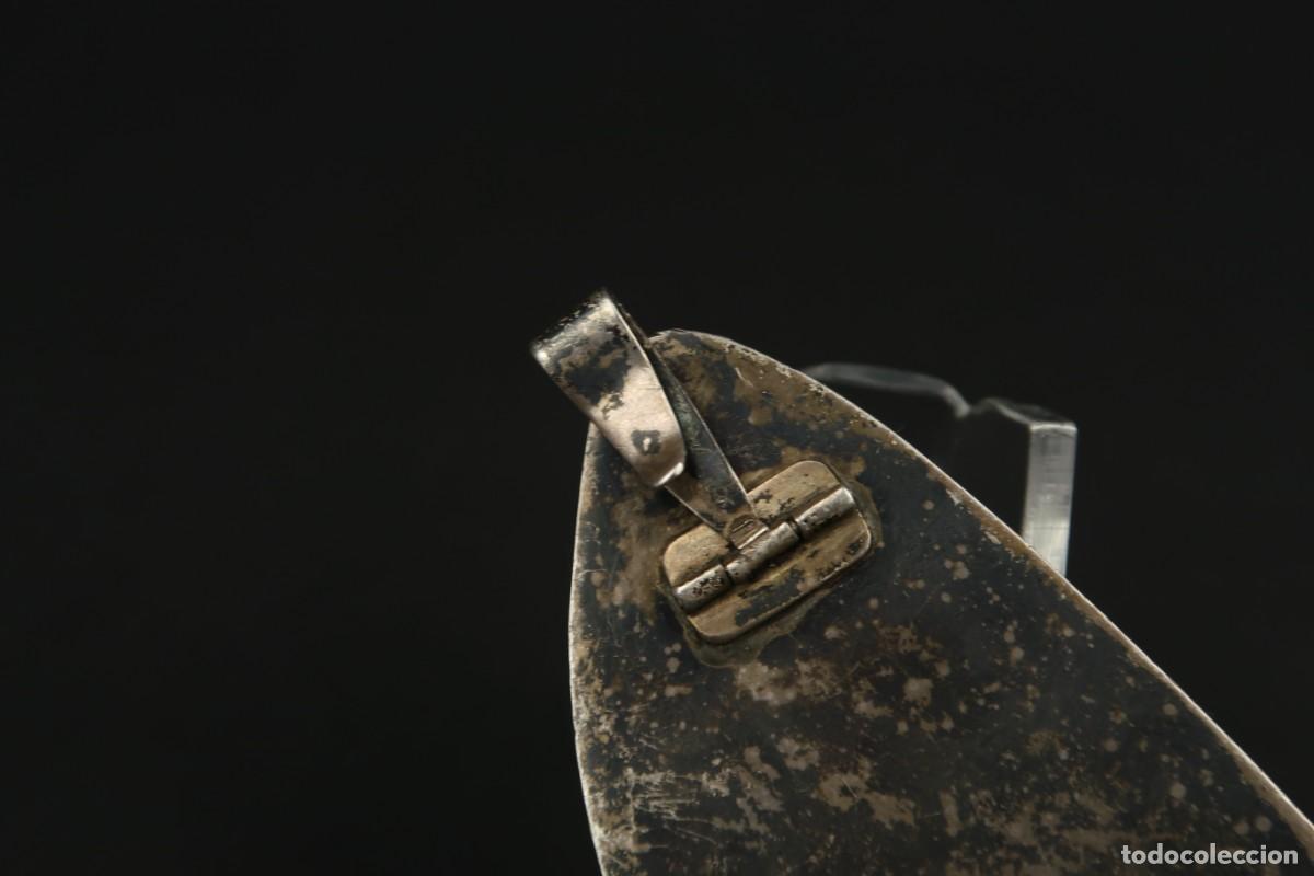 Joyeria: Antiguo Colgante de Plata y Esmaltes - Foto 10