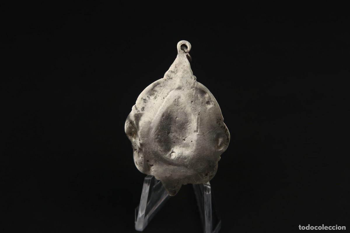 Joyeria: Antiguo Colgante de Plata y Turquesa - Foto 7