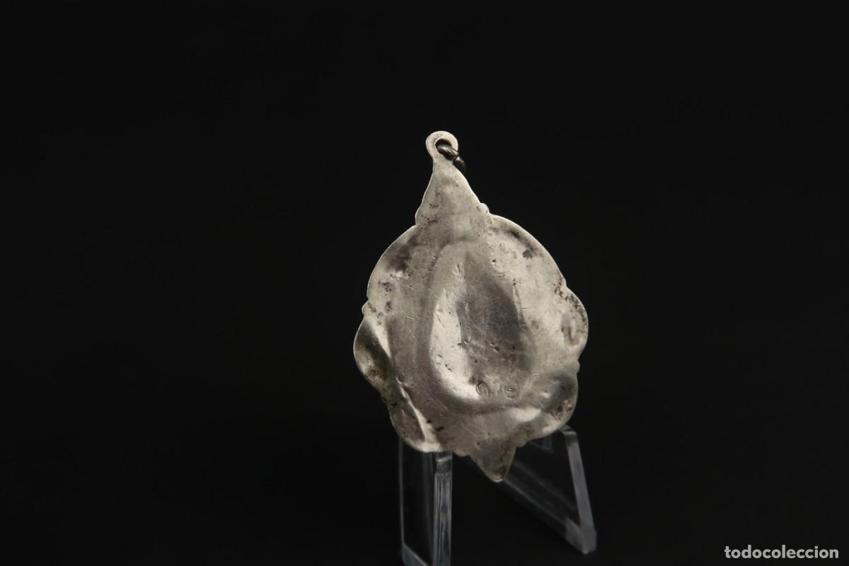 Joyeria: Antiguo Colgante de Plata y Turquesa - Foto 8