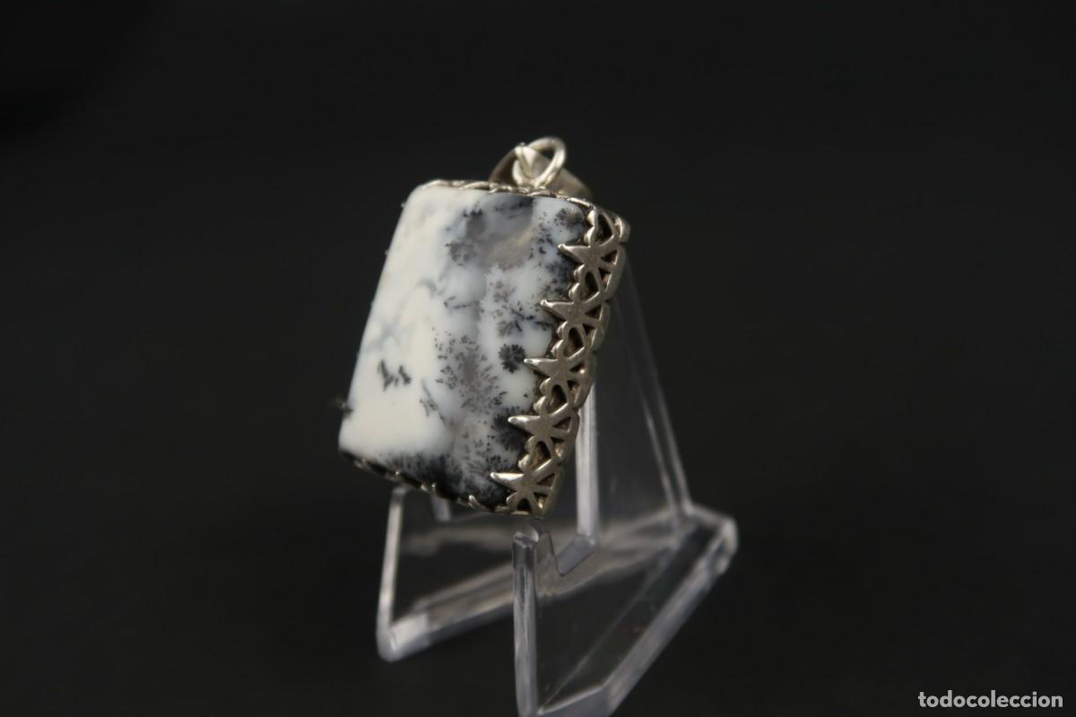Joyeria: Antiguo Colgante de Plata y &Aacute;gata - Foto 4