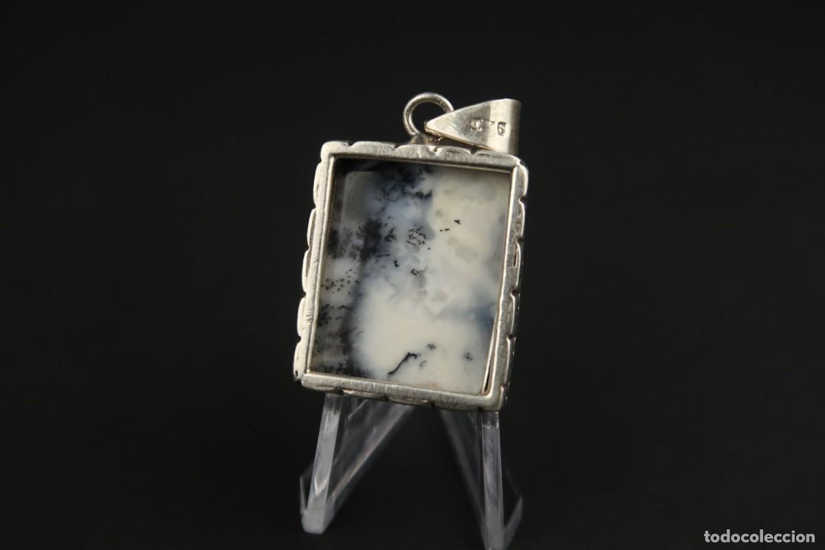 Joyeria: Antiguo Colgante de Plata y &Aacute;gata - Foto 9