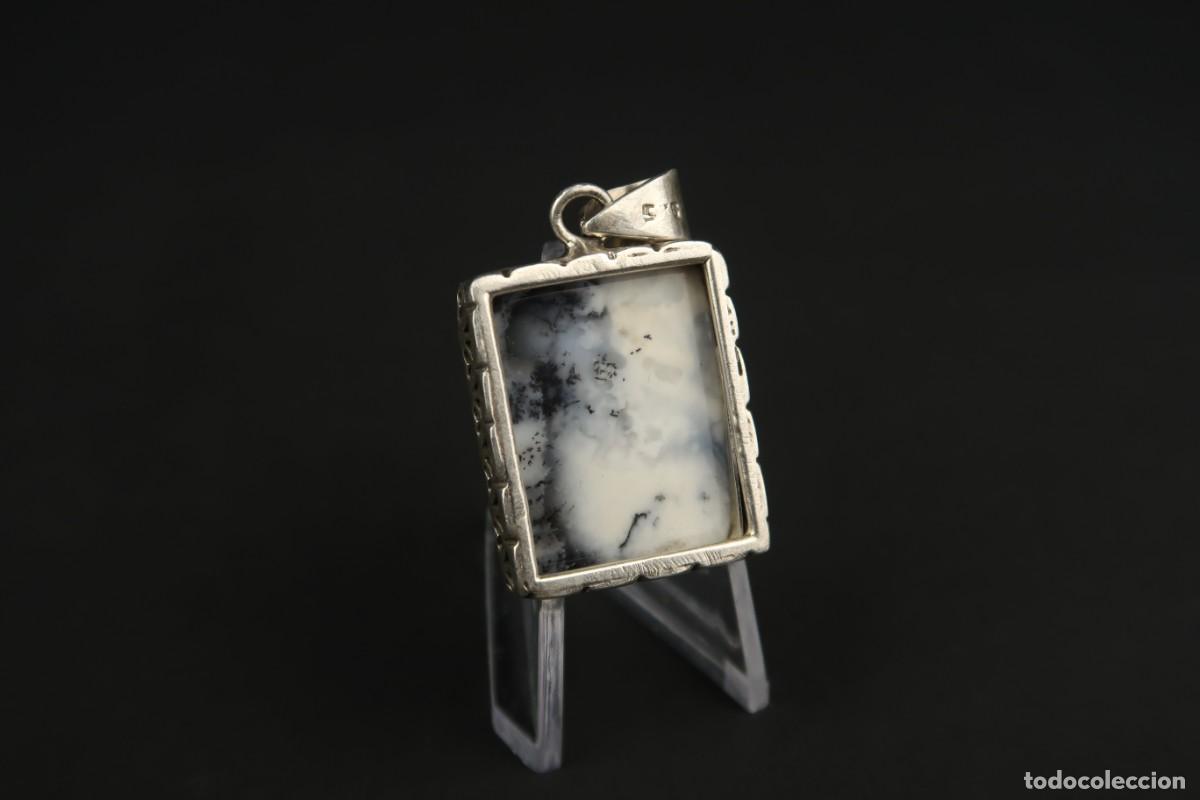 Joyeria: Antiguo Colgante de Plata y &Aacute;gata - Foto 10