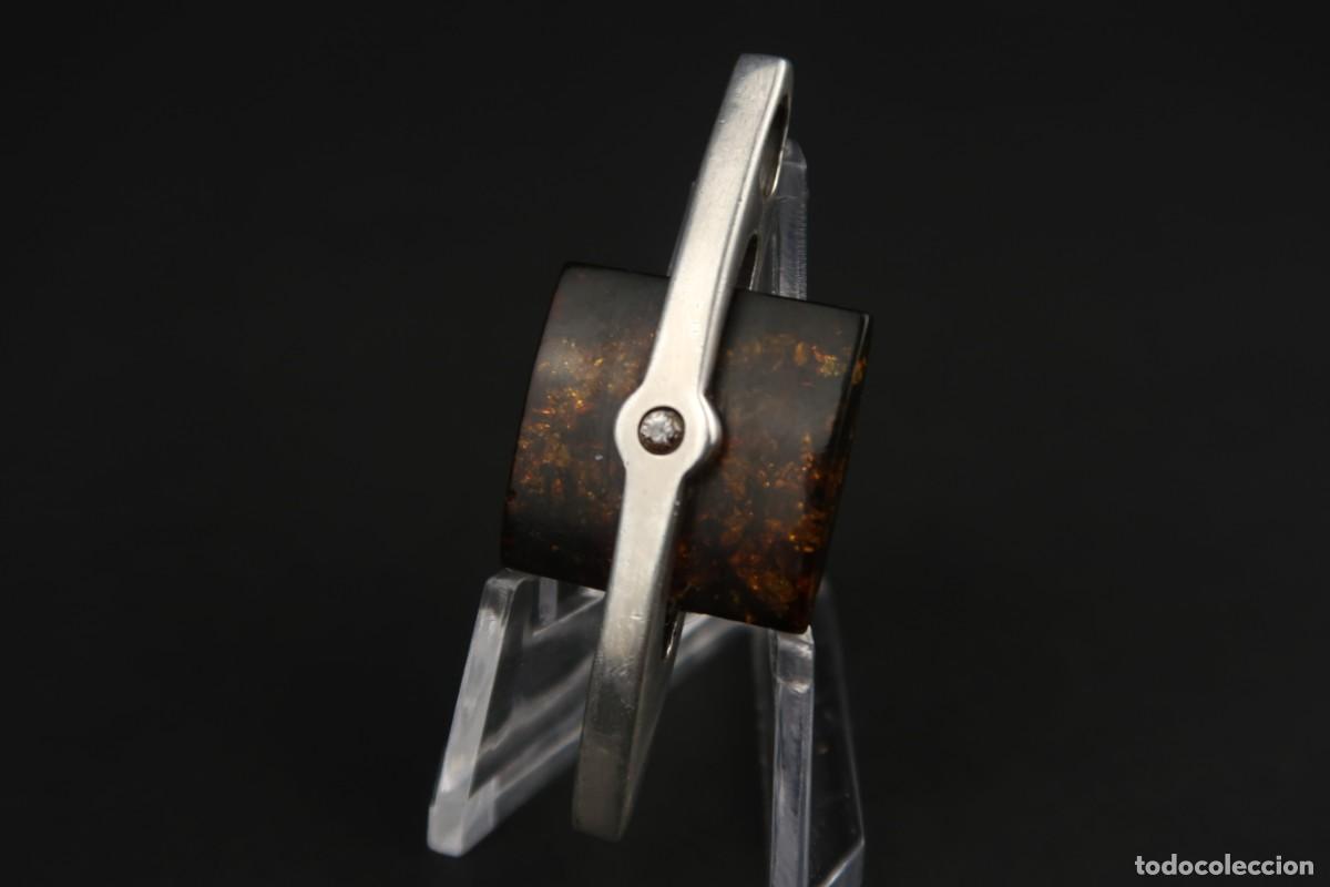 Joyeria: Antiguo Colgante de Plata y &Aacute;mbar - Foto 3