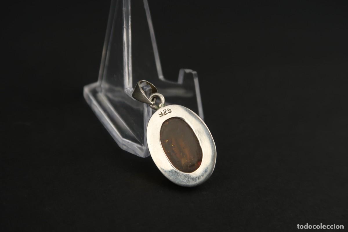 Joyeria: Antiguo Colgante de Plata y &Aacute;mbar - Foto 8
