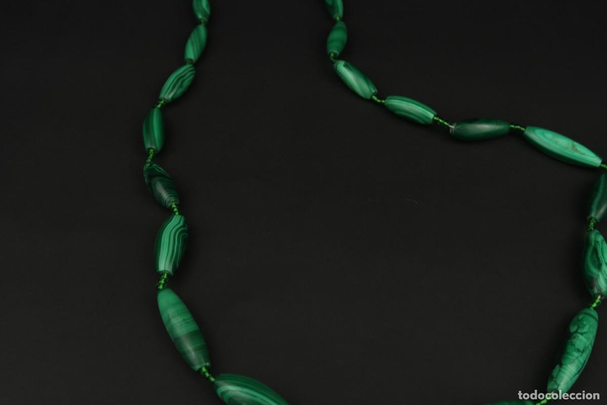 Joyeria: Antiguo Collar de Malaquita - Foto 5