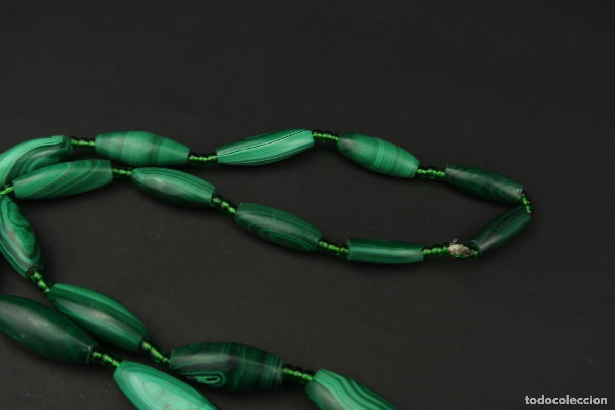 Joyeria: Antiguo Collar de Malaquita - Foto 10