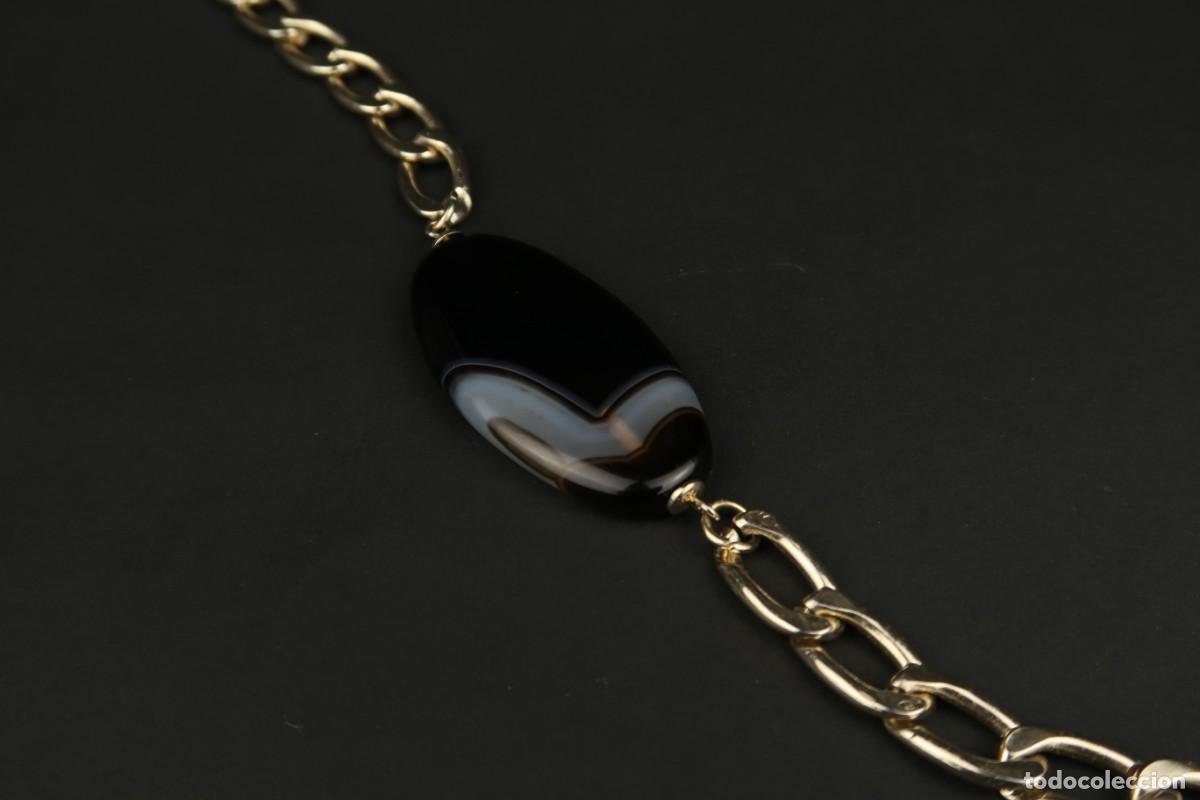 Joyeria: Antiguo Collar de Malaquita y &Aacute;gata - Foto 3