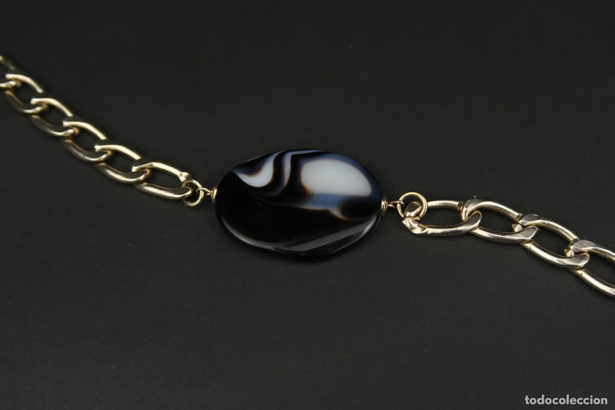 Joyeria: Antiguo Collar de Malaquita y &Aacute;gata - Foto 7