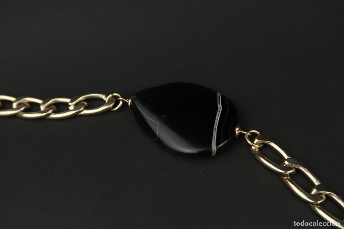 Joyeria: Antiguo Collar de Malaquita y &Aacute;gata - Foto 8