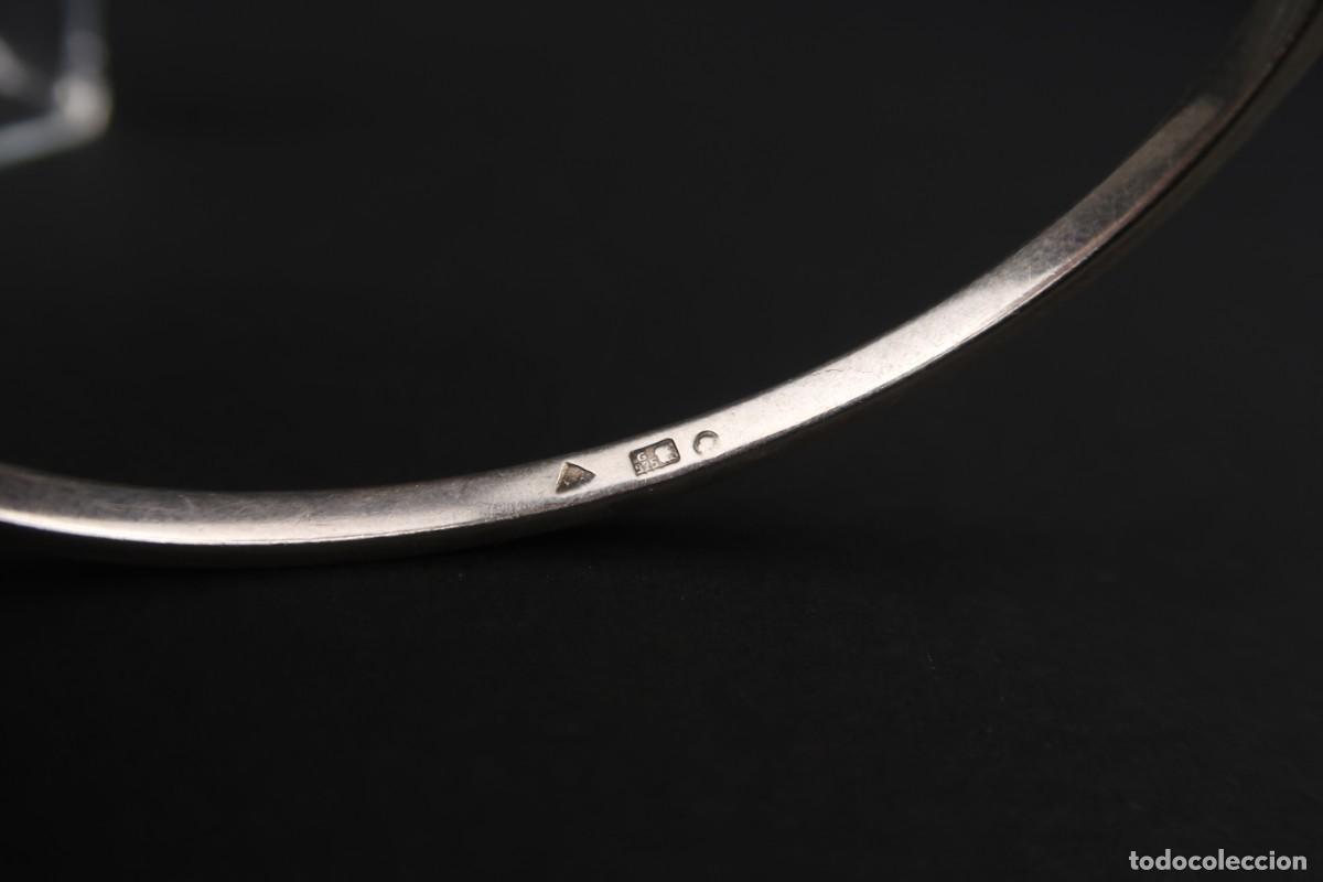 Joyeria: Antiguo Brazalete de &Aacute;mbar y Plata - Foto 10