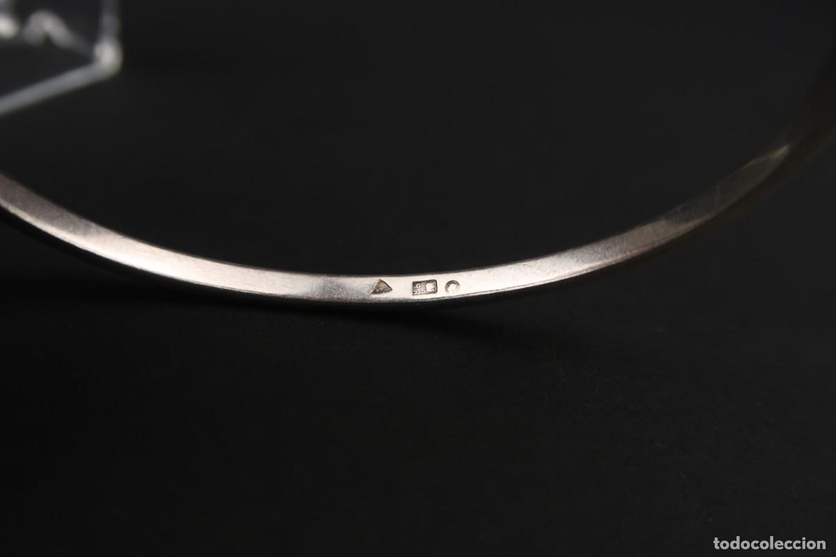 Joyeria: Antiguo Brazalete de &Aacute;mbar y Plata - Foto 11