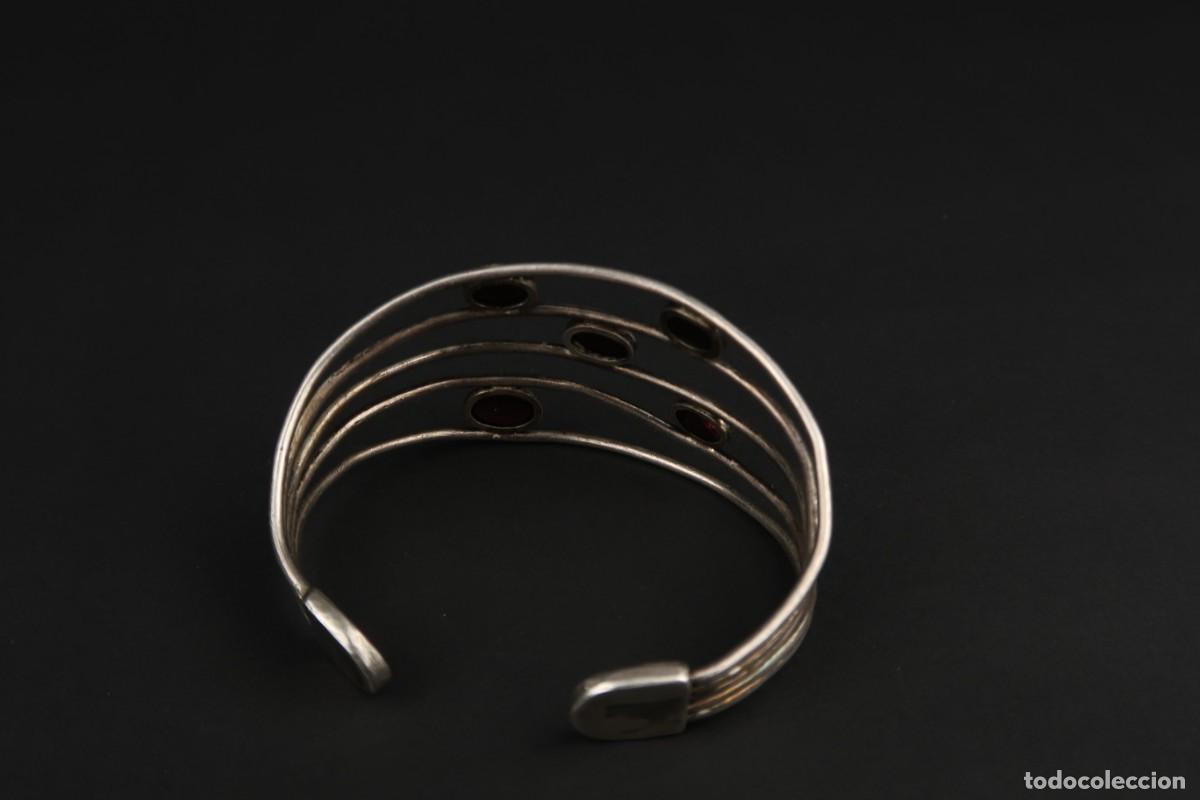 Joyeria: Antiguo Brazalete de Plata - Foto 4