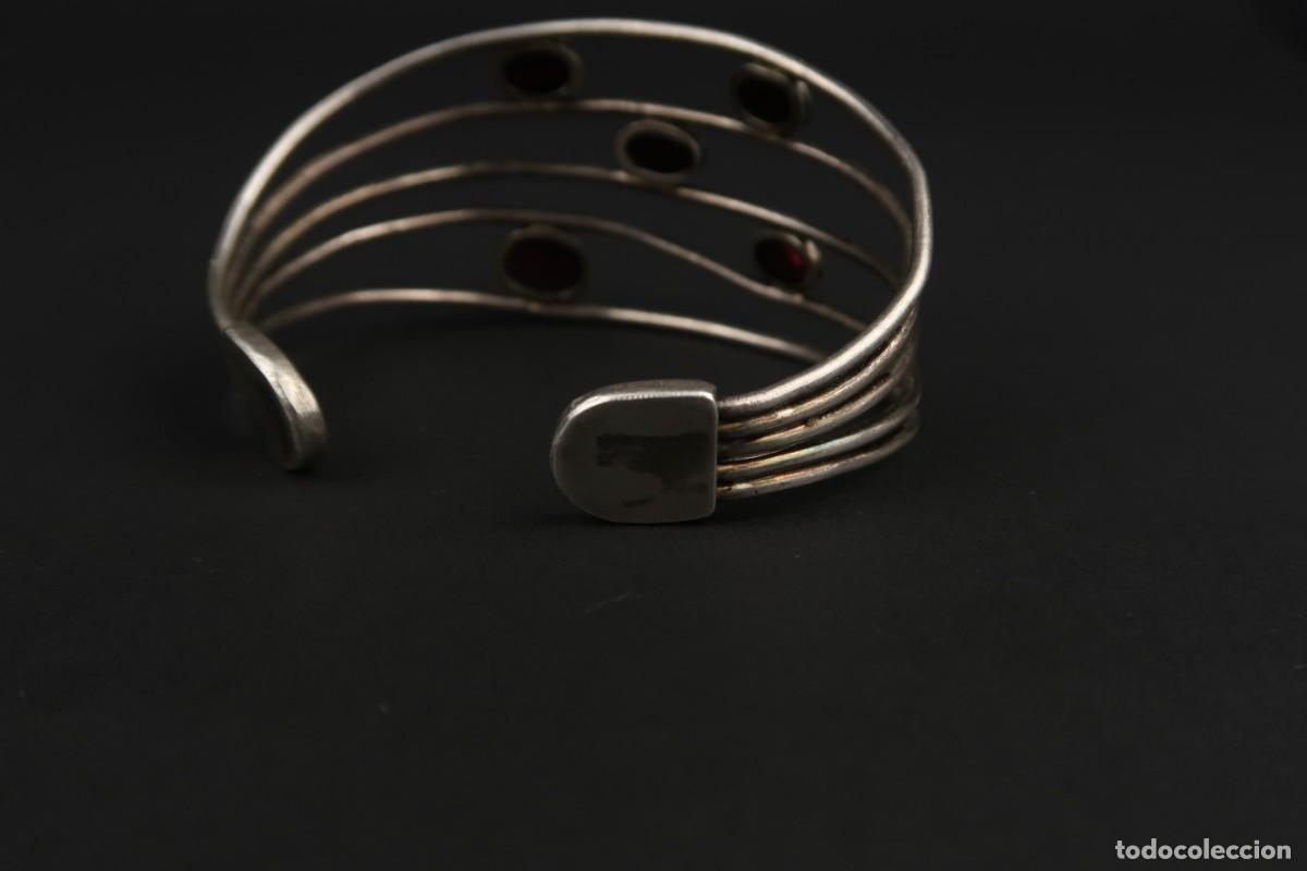 Joyeria: Antiguo Brazalete de Plata - Foto 5