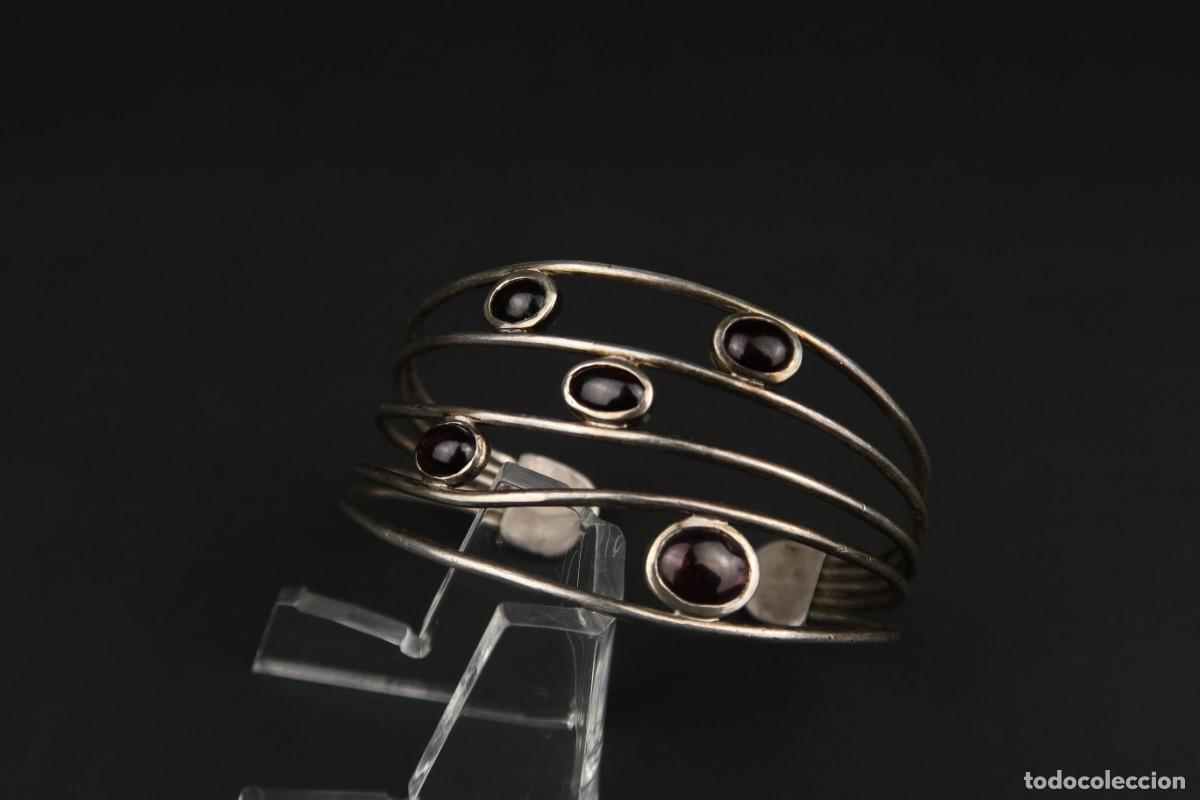 Joyeria: Antiguo Brazalete de Plata - Foto 6