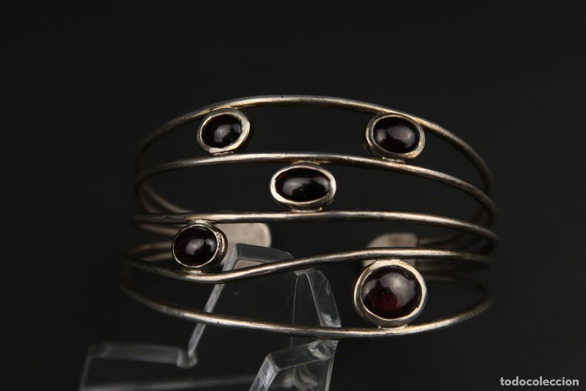 Joyeria: Antiguo Brazalete de Plata - Foto 7