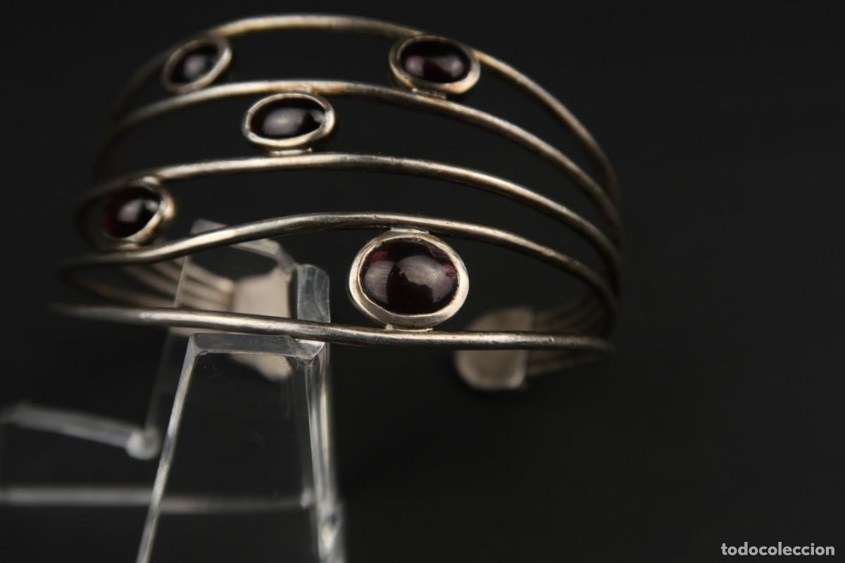 Joyeria: Antiguo Brazalete de Plata - Foto 8