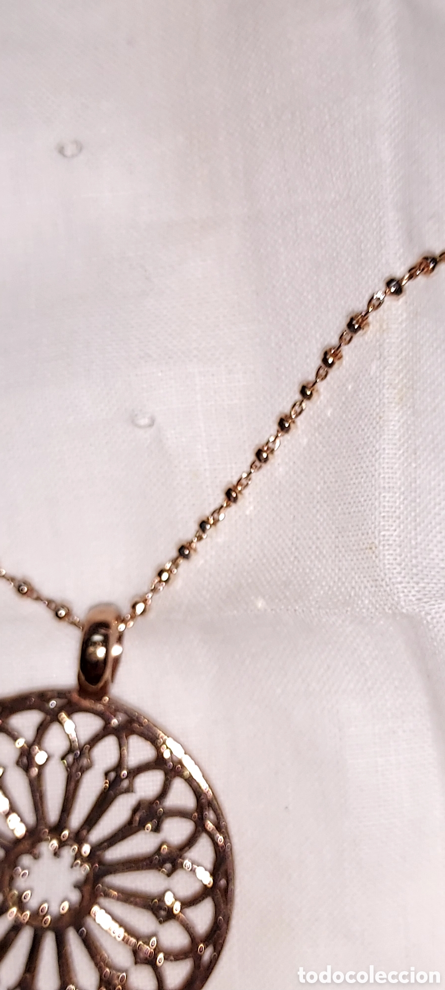 Joyeria: COLGANTE DE PLATA DORADA CU&Ntilde;ADO - Foto 2