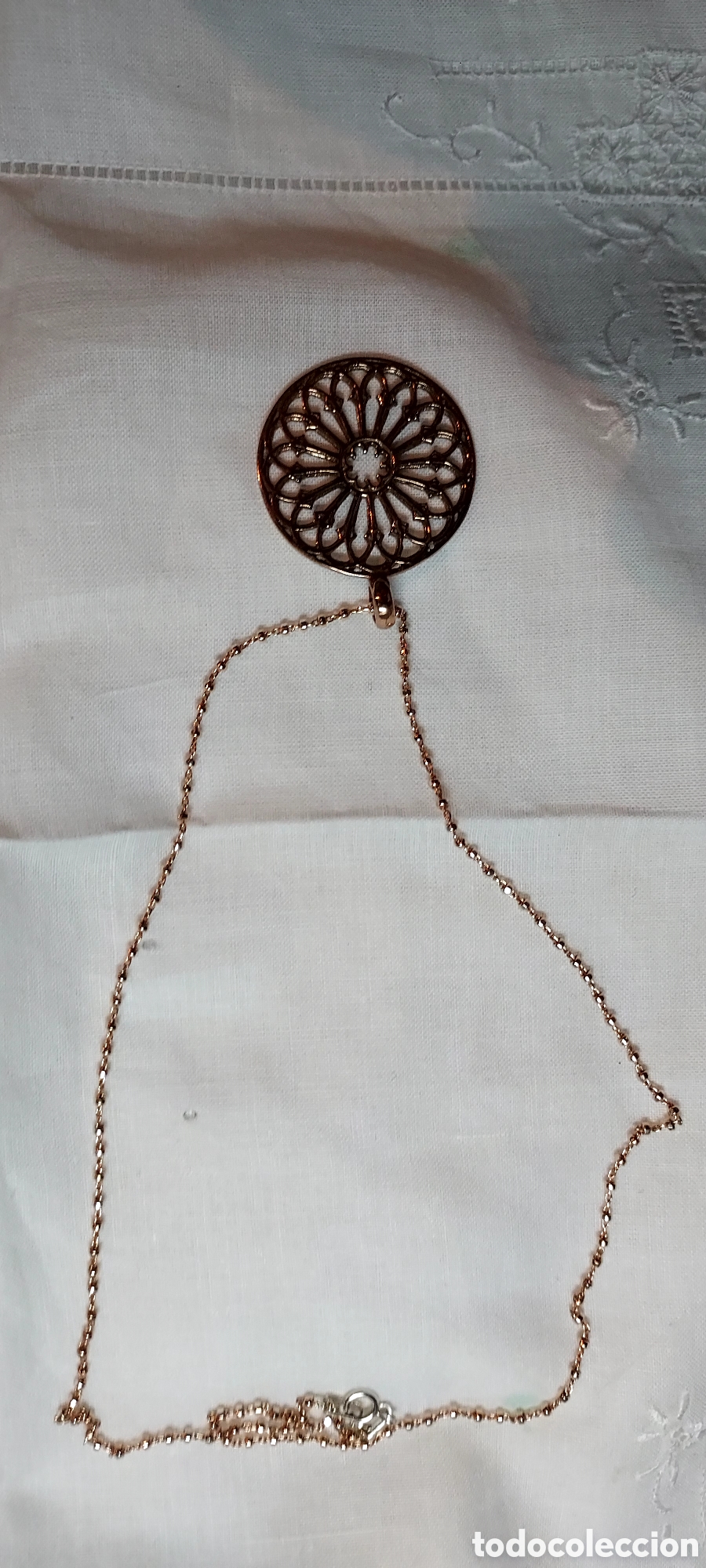 Joyeria: COLGANTE DE PLATA DORADA CU&Ntilde;ADO - Foto 4