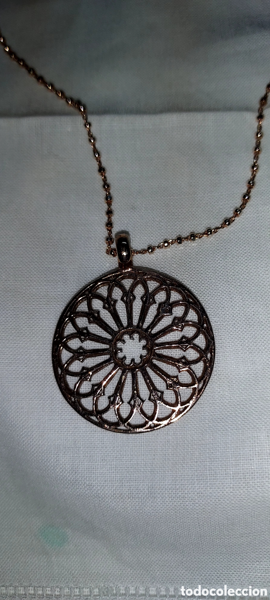 Joyeria: COLGANTE DE PLATA DORADA CU&Ntilde;ADO - Foto 1