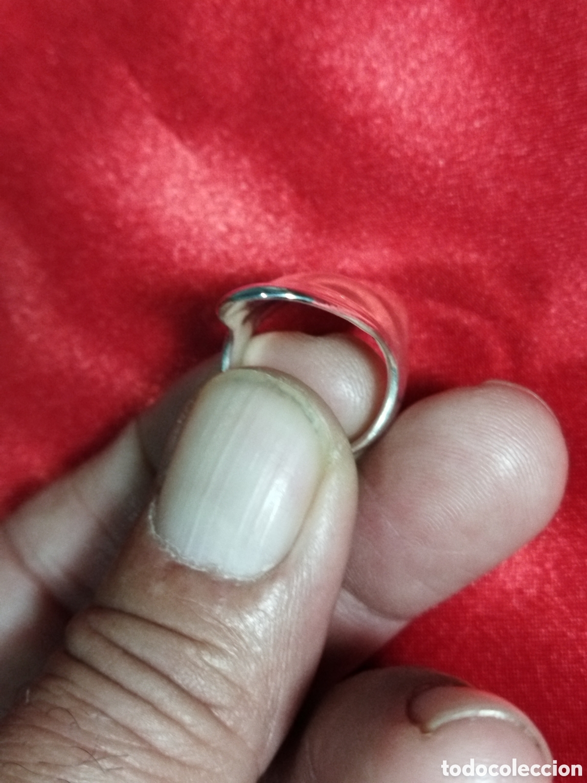 Joyeria: Anillo largo de plata - Foto 8