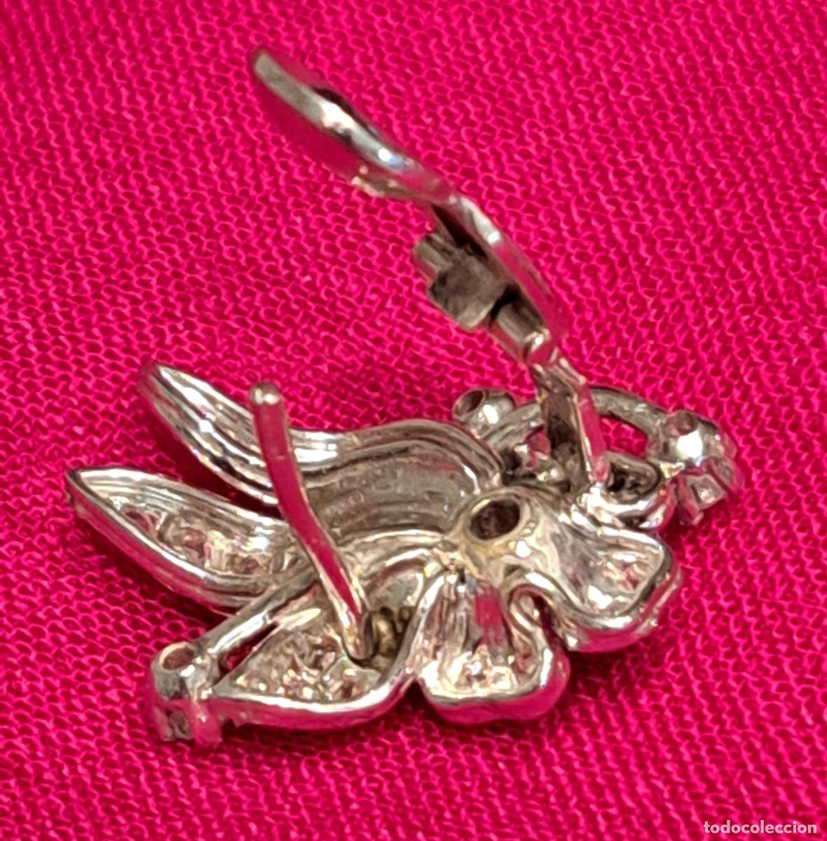 Joyeria: ANTIGUOS PENDIENTES DE PLATINO Y DIAMANTES - ref. 101 - Foto 7