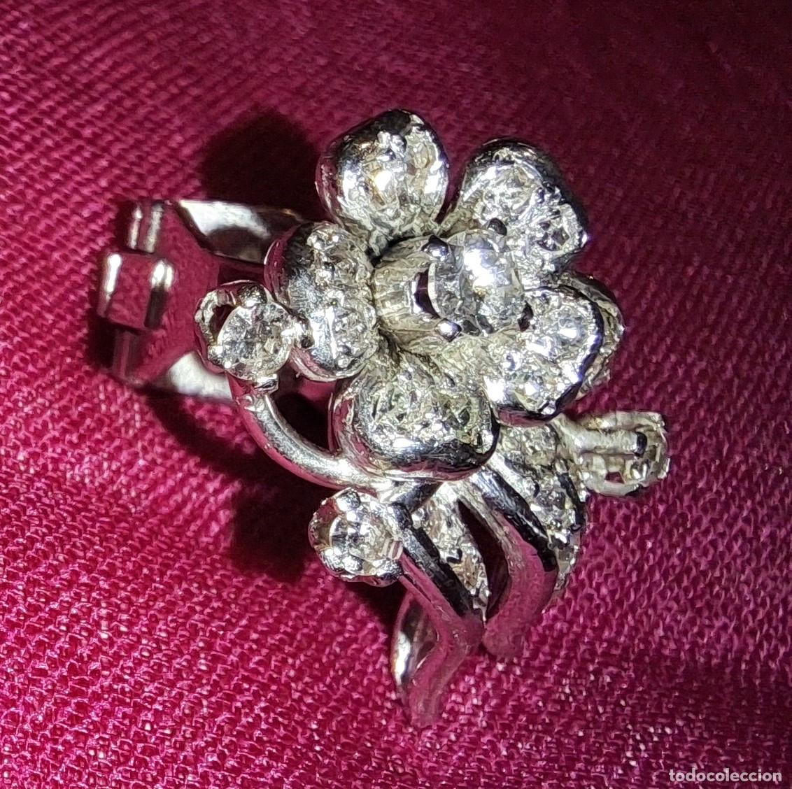 Joyeria: ANTIGUOS PENDIENTES DE PLATINO Y DIAMANTES - ref. 101 - Foto 9