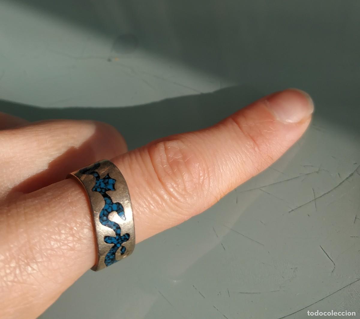 Joyeria: Anillo plata con incrustaciones - Foto 2
