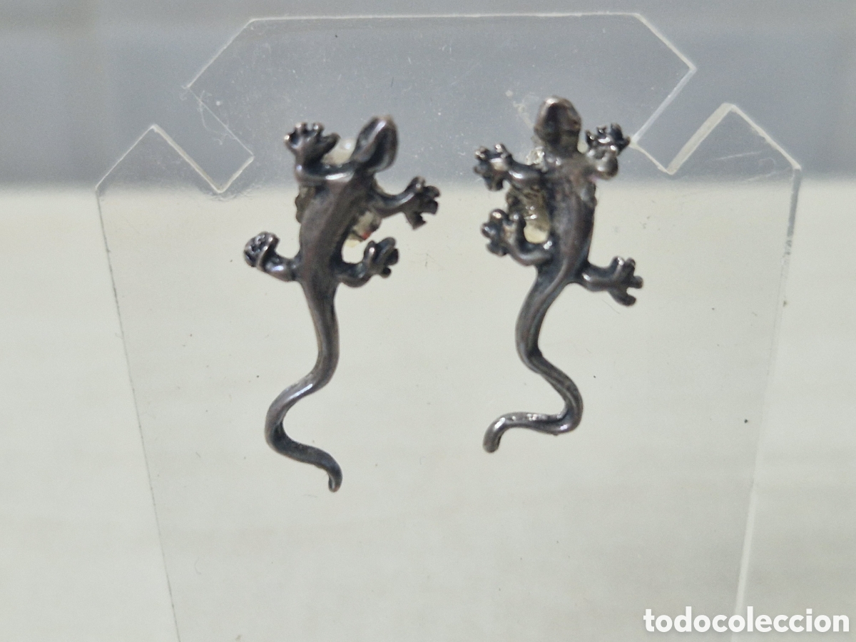 Joyeria: PENDIENTES PLATA LAGARTIJAS - Foto 2