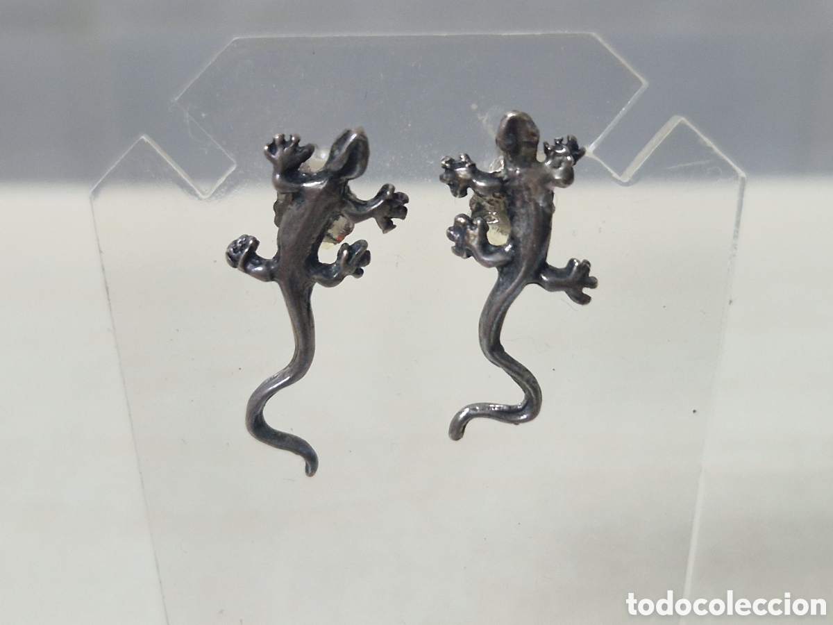 Joyeria: PENDIENTES PLATA LAGARTIJAS - Foto 3